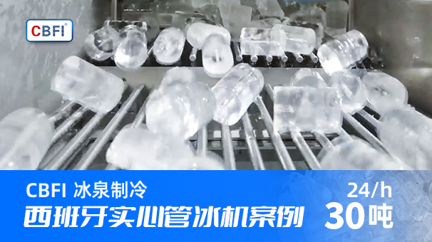 西班牙30吨实心管冰机案例